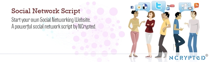 Show social network script