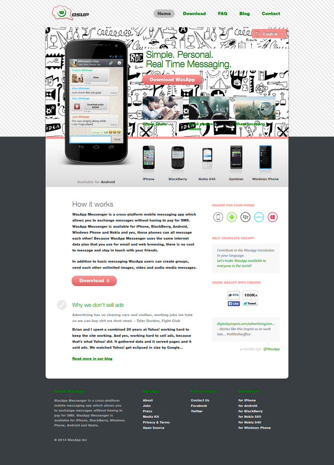 Show whatsapp clone