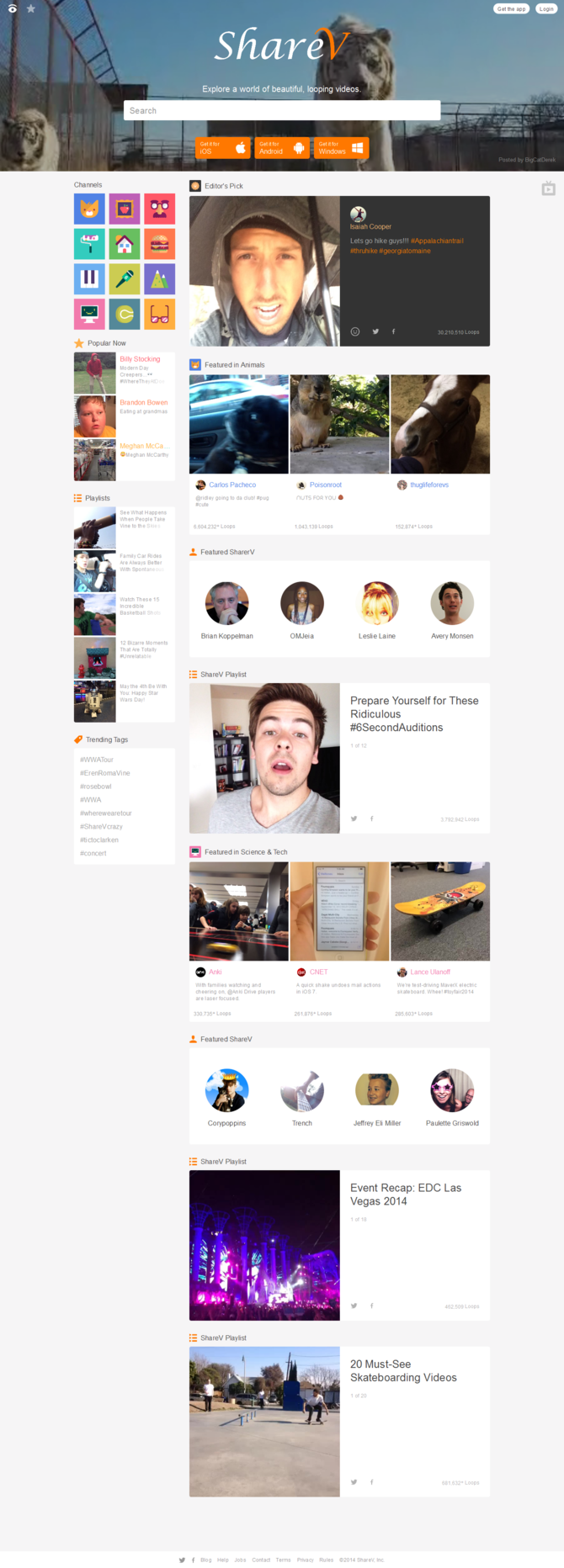 Show vine app clone