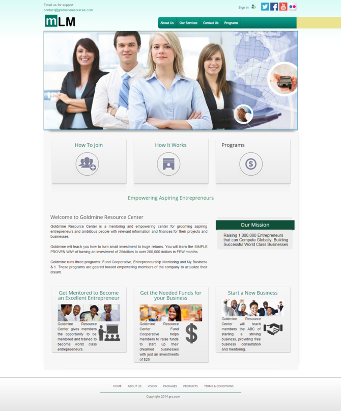 Show mlm website