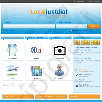 Show justdial directory