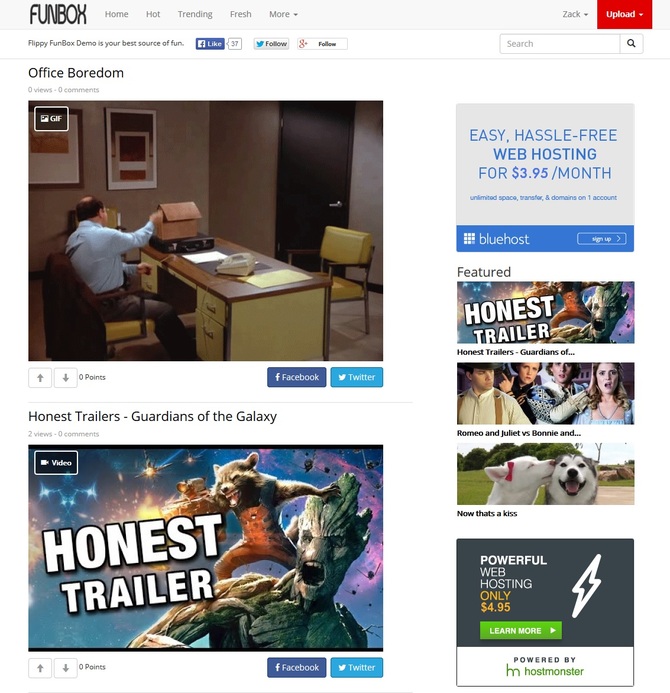 Show flippy funbox   9gag clone script