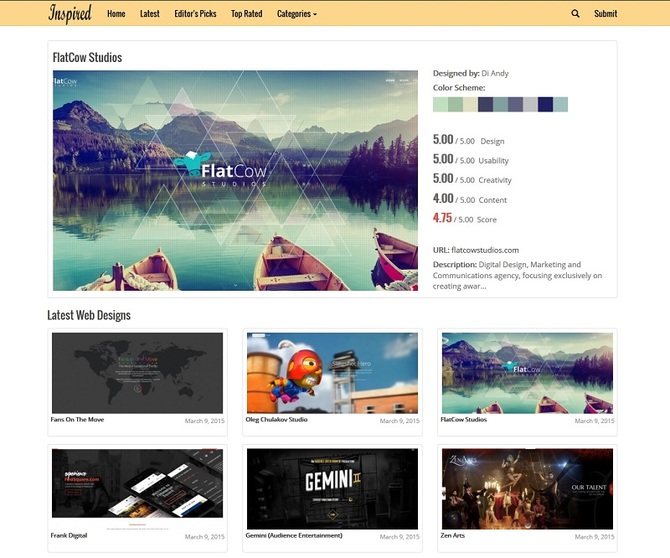 Show flippy inspired %e2%80%93 web inspiration gallery script