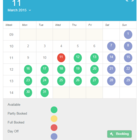 Time Slot Booking Calendar