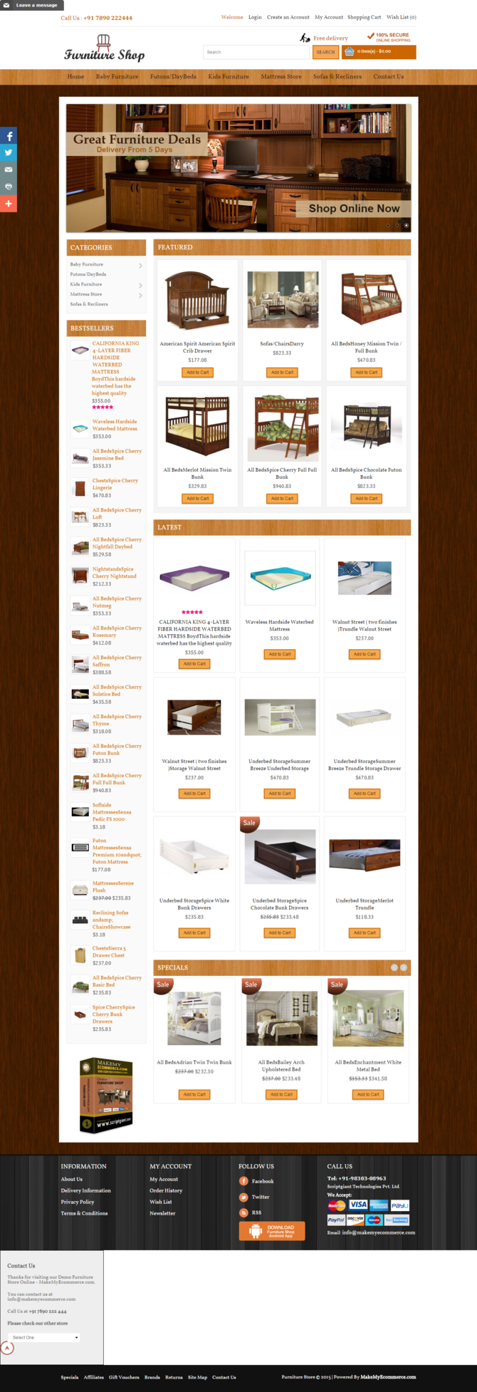 Show furniture shop