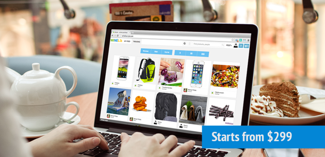 Show ecommerce wanelo clone script
