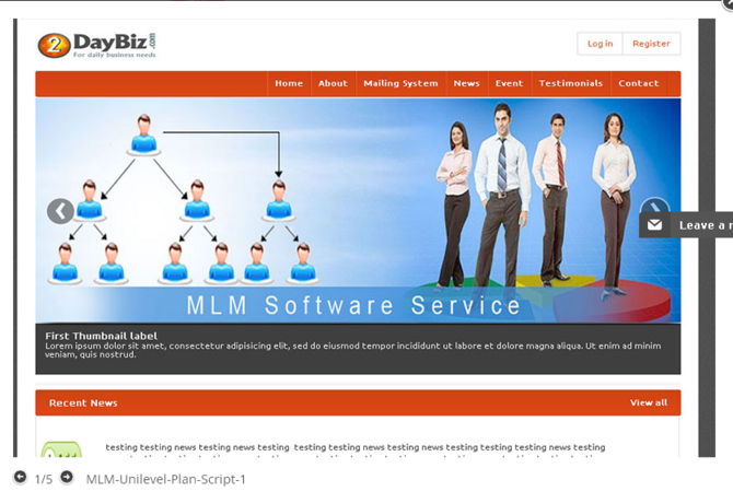 Show mlm unilevel php script