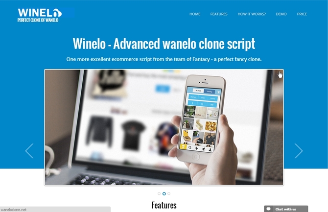 Show winelo   a wanelo clone