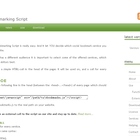 Social Bookmarking Script