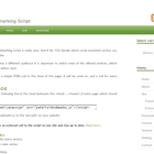 Social Bookmarking Script