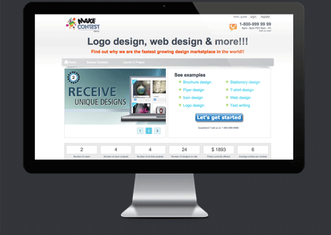 Show 99designs clone makecontest