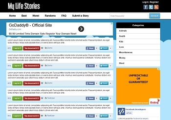 Show flippy my life stories %e2%80%93 fmylife clone script