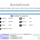 SocialCount php Script