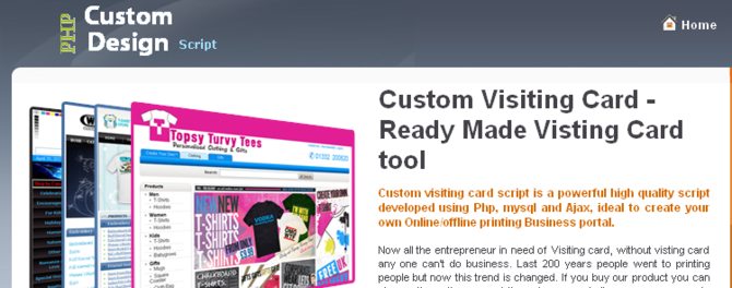 Show business card design software