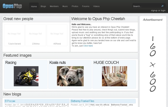 Show cheetah social cms