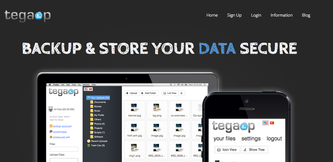 Show tegaup   open source mediafire clone%2c dropbox clone script