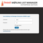 Inout Mailing List Manager