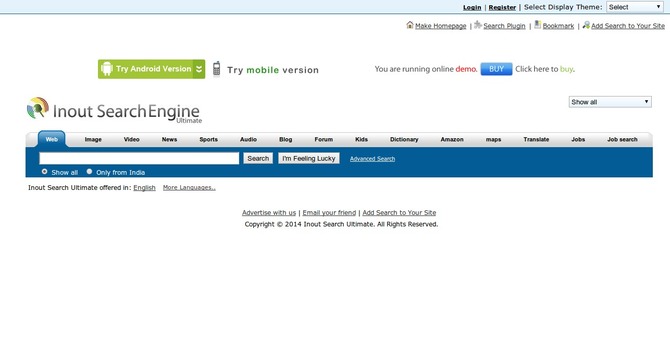 Show inout search engine   ultimate edition