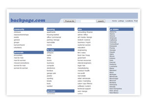 Show backpage clone script