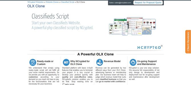 Show olx clone%2c a classified website clone script