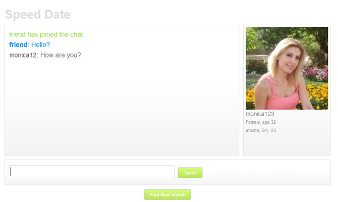 Show speed dating software