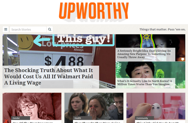 Show upworthy wordpress clone theme