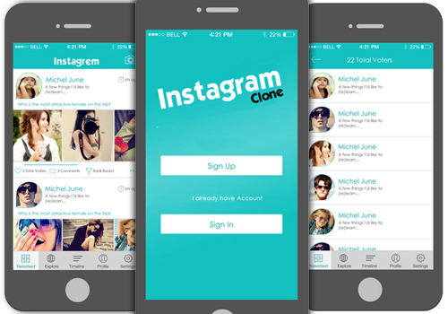 Show instagram clone   photo sharing open souce script