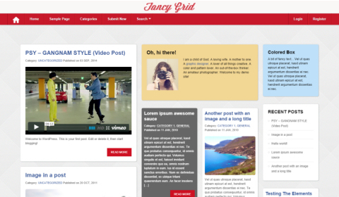 Show pinterest clone wordpress theme